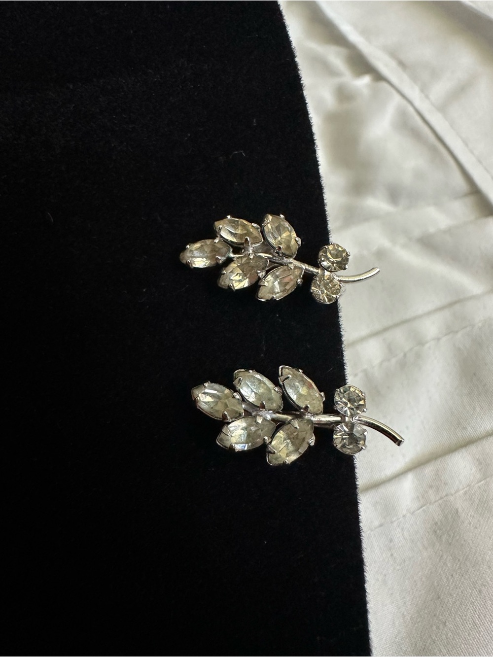 Mid Century Modern MCM sterling silver earrings